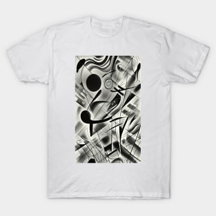 Black and White Composition T-Shirt